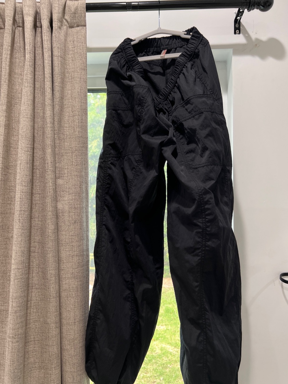 Fp movement S Black Wide-Leg Track Pants - Elastic Waist - Picture 3 of 10